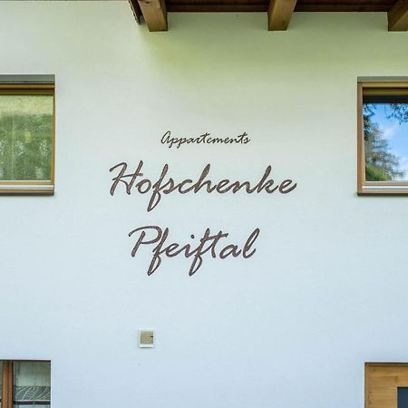 Hofschenke Pfeiftal - Almenrausch Lägenhet San Martino In Passiria  Exteriör bild
